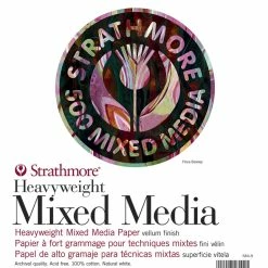 Strathmore 500 Series Mixed Media Pad, 9 X 12 Inches, 350 Lb, 12 Sheets