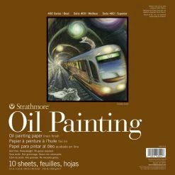 Strathmore 400 Series Oil Painting Pad, 12 X 12 Inches, 215 Lb, 10 Sheets