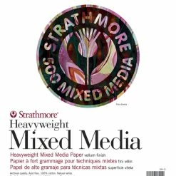 Strathmore 500 Series Mixed Media Pad, 11 X 14 Inches, 350 Lb, 12 Sheets