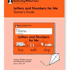 Handwriting Without Tears Letters And Numbers For Me Teacher's Guide Gr K