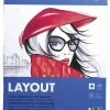 Fabriano Marker Layout Pad, 8-1/4 X 11-3/4 Inches, 40 Lb, 70 Sheets -Books - Literature Shop 2021438 A ecommfullsize