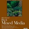 Strathmore 400 Series Mixed Media Pad, 11 X 14 Inches, 184 Lb, Black, 15 Sheets -Books - Literature Shop 2021623 ecommfullsize