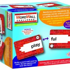 Mind Sparks WordWall Challenge Card Game, Prefixes & Suffixes, 300 Cards