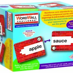 Mind Sparks WordWall Challenge Card Game, Compound Words