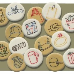 Yellow Door Rhyming Pebbles, Set Of 16