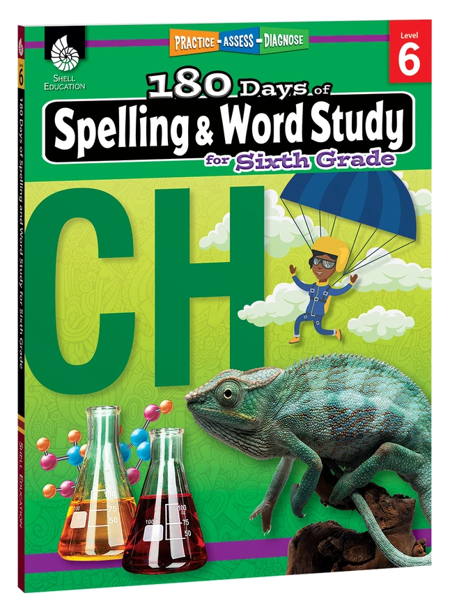 Shell Education 180 Days Of Spelling And Word Study, Grade 6 3 Shell Education 180 Days Of Spelling And Word Study, Grade 6