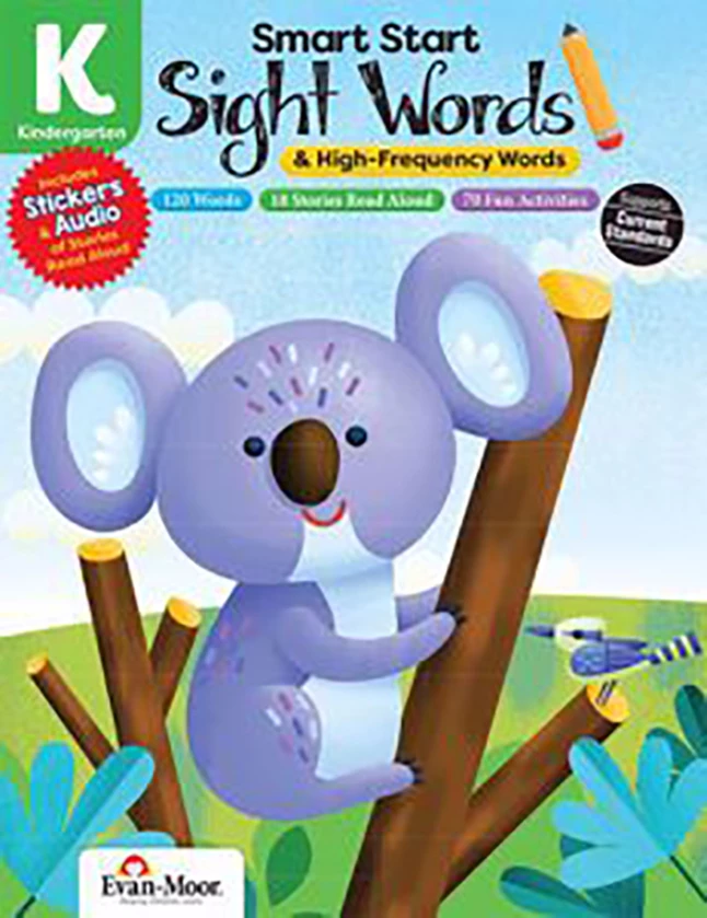 Evan-Moor Smart Start Sight Words, Grade K 3 Evan-Moor Smart Start Sight Words, Grade K