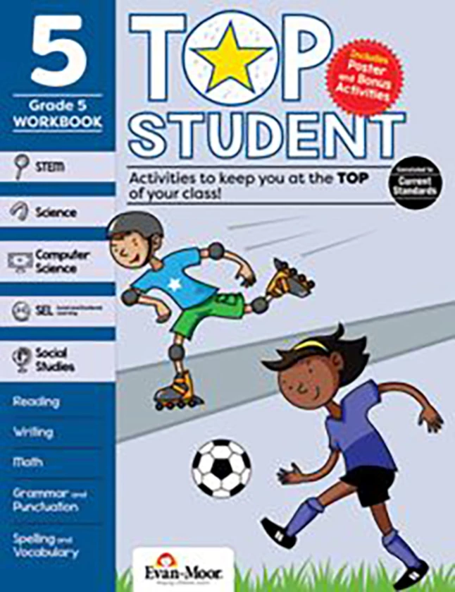 Evan-Moor Top Student Activity Book, Grade 5 3 Evan-Moor Top Student Activity Book, Grade 5