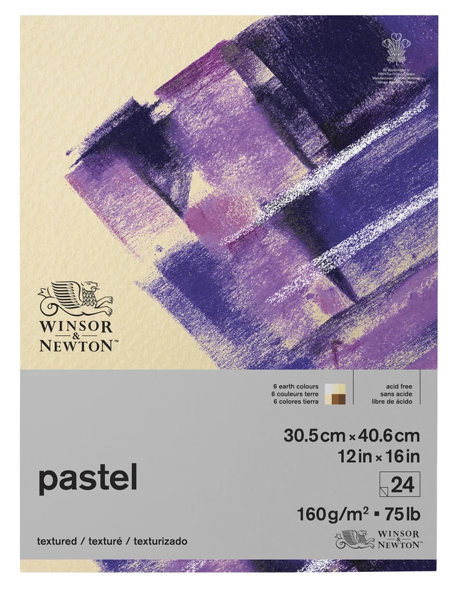 Winsor & Newton Pastel Paper Pad, 12 X 16 Inches 3 Winsor & Newton Pastel Paper Pad, 12 X 16 Inches