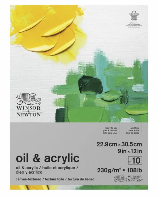 Winsor & Newton Oil & Acrylic Pad, 9 X 12 Inches -Books - Literature Shop 2088925 A ecommfullsize