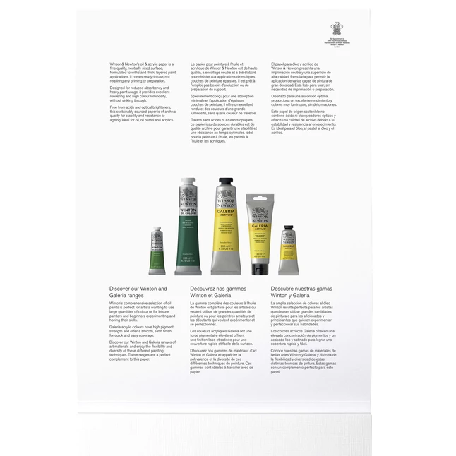 Winsor & Newton Oil & Acrylic Pad, 9 X 12 Inches 5 Winsor & Newton Oil & Acrylic Pad, 9 X 12 Inches - Image 3