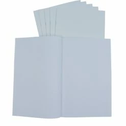 School Smart Blank Books, 11 X 17 Inches, White, 6 Sheets, Pack Of 6