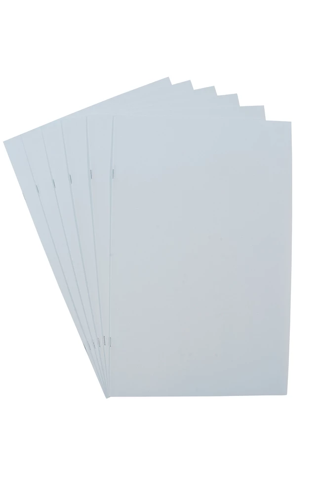 School Smart Blank Books, 11 X 17 Inches, White, 6 Sheets, Pack Of 6 4 School Smart Blank Books, 11 X 17 Inches, White, 6 Sheets, Pack Of 6 - Image 2