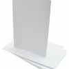 School Smart Blank Books, 8-1/2 X 11 Inches, White, 12 Sheets, Pack Of 6