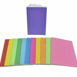 School Smart Bright Blank Books, 5-1/2 X 8-1/2 Inches, Assorted Colors, 32 Sheets, Pack Of 12 -Books - Literature Shop 2088950 B ecommfullsize