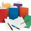 School Smart Bright Blank Books, 8-1/2 X 11 Inches, Assorted Colors, 24 Sheets, Pack Of 6