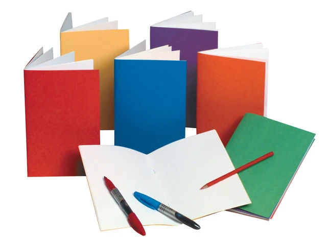 School Smart Bright Blank Books, 8-1/2 X 11 Inches, Assorted Colors, 24 Sheets, Pack Of 6 3 School Smart Bright Blank Books, 8-1/2 X 11 Inches, Assorted Colors, 24 Sheets, Pack Of 6