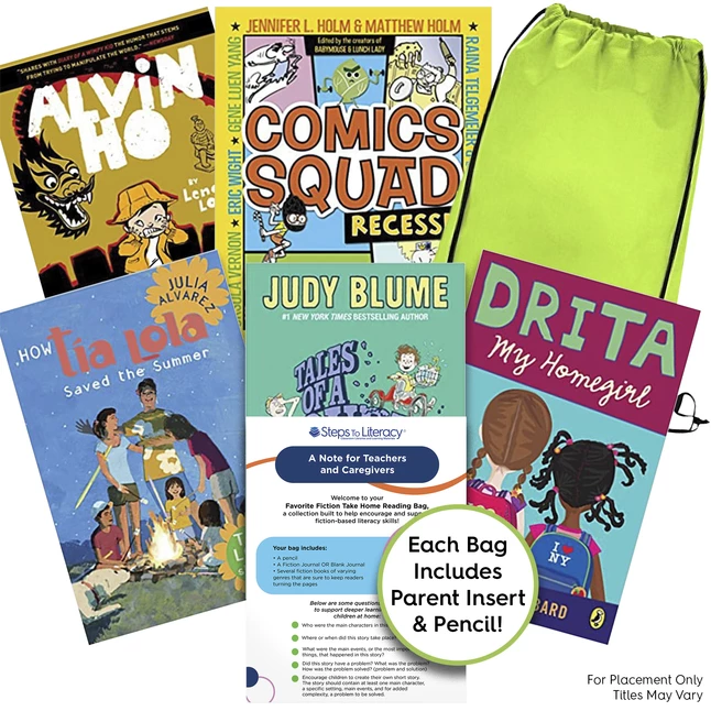 Achieve It! Take Home Bag Favorite Fiction Book Collection, Grade 4, Set Of 9 3 Achieve It! Take Home Bag Favorite Fiction Book Collection, Grade 4, Set Of 9
