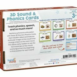 Hand2Mind 3-D Sounds And Phonics Cards Set, Grades PreK To 4 -Books - Literature Shop 2098331 B ecommfullsize