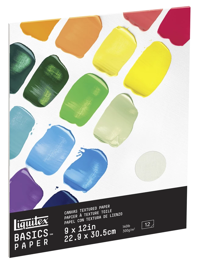 Liquitex BASICS Paper Pad, 9 X 12 Inches, 140 Lb, 12 Sheets 4 Liquitex BASICS Paper Pad, 9 X 12 Inches, 140 Lb, 12 Sheets - Image 2