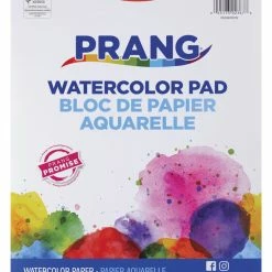 Prang Watercolor Pad, White, 9 X 12 Inches, 30 Sheets