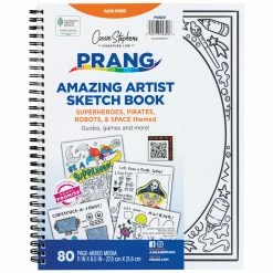 Prang Amazing Artist Sketch Book, Cassie Stephens Signature Line, 30 Sheets