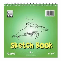 Roaring Spring Kids Sketch Book, 9 X 9 Inches, 40 Sheets