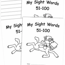 Teacher Created Materials Teacher Created Resource My Own Books: My Sight Words 51-100, Pack Of 10