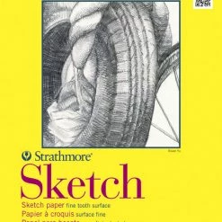 Strathmore 300 Series Sketch Pad, 14 X 17 Inches, 50 Lb, 100 Sheets