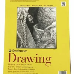 Strathmore 300 Series Drawing Pad, 11 X 14 Inches, 70 Lb, 50 Sheets
