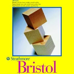 Strathmore 300 Series Smooth Bristol Pad, 14 X 17 Inches, 100 Lb, 20 Sheets