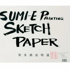 Yasutomo Rice Paper Sketch Pad, 12-1/8 X 18-1/8 Inches, 48 Sheets