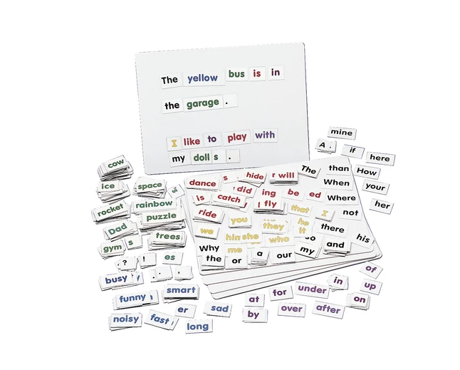 *Non-Branded Childcraft Color Coded Magnetic Words And Boards Set 3 *Non-Branded Childcraft Color Coded Magnetic Words And Boards Set