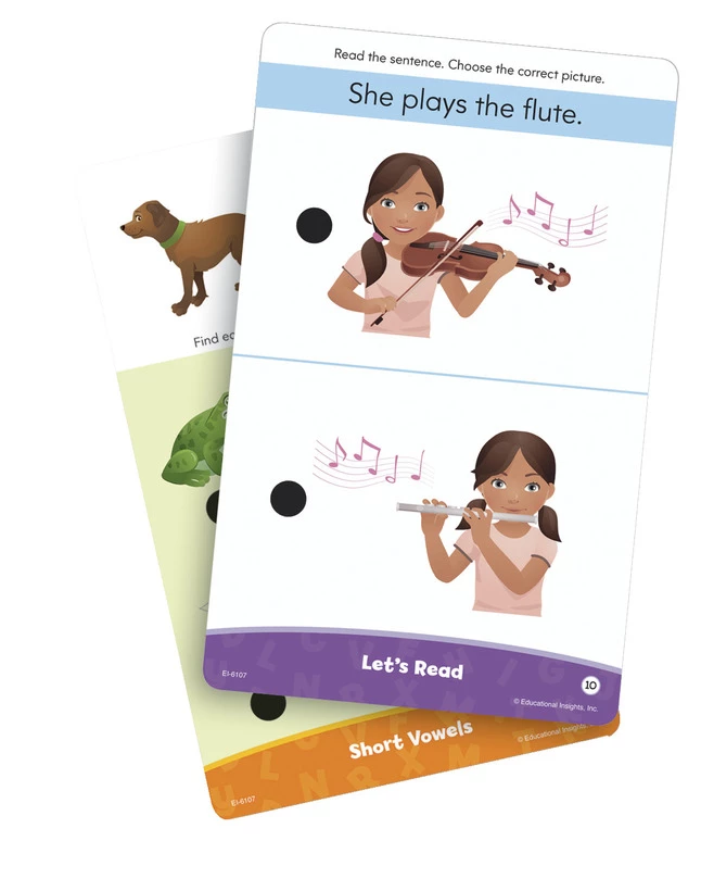 Educational Insights Phonics Fun Hot Dots Jr Set, 80 Cards And 1 Pen 6 Educational Insights Phonics Fun Hot Dots Jr Set, 80 Cards And 1 Pen - Image 4