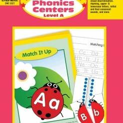 Evan-Moor Evan Moor Take It To Your Seat Phonics Centers Level A, Grades PreK To K