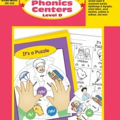 Evan-Moor Evan Moor Take It To Your Seat Phonics Centers Level D, Grades 2 To 3