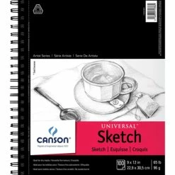 Canson Recycled Sketch Pad, 9 X 12 Inches, 65 L, 100 Sheets