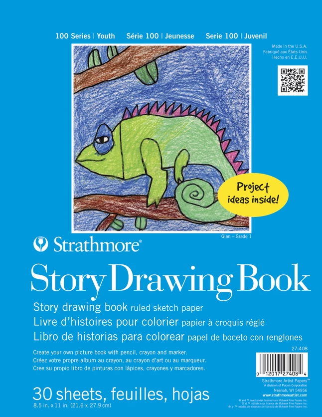 Strathmore Kids Story Drawing Book, 8-1/2 X 11 Inches, 30 Sheets 3 Strathmore Kids Story Drawing Book, 8-1/2 X 11 Inches, 30 Sheets
