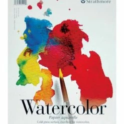 Strathmore 200 Series Watercolor Pad, 9 X 12 Inches, 90 Lb, 15 Sheets