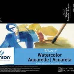 Montval Acid-Free Cold Press Watercolor Paper, 140 Lb, 15 X 20 Inch, Natural White