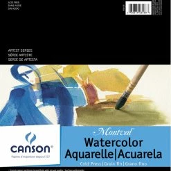 Montval Acid-Free Cold Press Watercolor Paper, 140 Lb, 9 X 12 Inch, Natural White